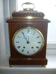 antique clocks & timepieces regency style mahogany bracket Regency Style Mahogany Bracket