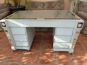 Art Deco Shabby Chic Double Pe