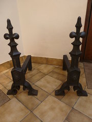 Large pair of Victorian  cast