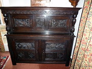 Victorian country oak carved c