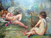 study of two puttie listed art