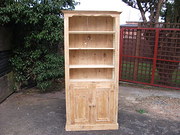 Stripped Pine DresserBookcase