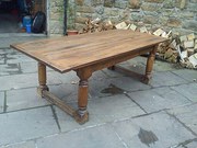 oak refectory table