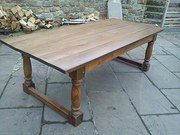 oak refectory table