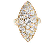 antique jewellery diamond marquise cluster ring Diamond Marquise Cluster Ring