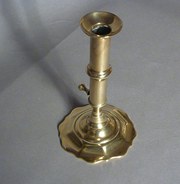 Antique Georgian Brass Candles