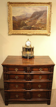 antique furniture charles ii walnut chest of dra Charles II Walnut Chest of Dra