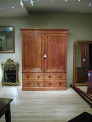 Victorian wardrobe linen press