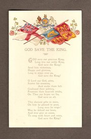 Coronation Card of Edward VII