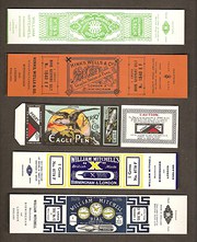 Steel Pen Nib Box Labels  circ