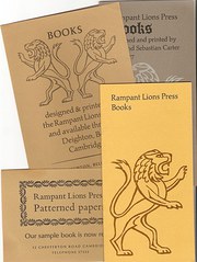 The Rampant Lion Press Catalog