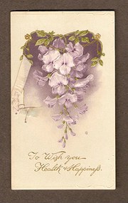 Victorian Christmas Card circa