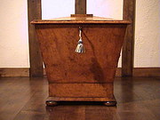Fine George III Burr Elm Cella