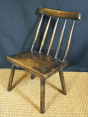 Irish Comb Back Stick Chair in