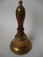 Brass  Turned Wood School Styl