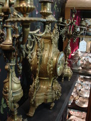French Brass Pendulum Chiming