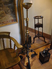 Victorian Cast Iron  Brass Oil