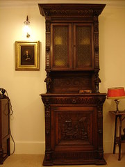 c1860 Flemish Oak Buffet Sideb