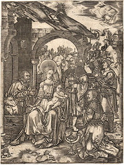 antique art, paintings, pictures adoration of the magi etching Adoration of the Magi etching