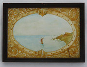 antique art, paintings, pictures coastal scene adolf hitler 18 Coastal Scene Adolf HITLER 18