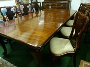 antique furniture extending mahogany din Antique Extending Mahogany Din