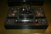 Antique Anglo Indian Ebony Des