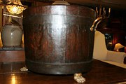 Antique CoalLog Bin