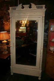 Antique French Painted Wardrob