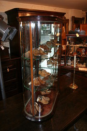 antique furniture glass display cabinet Antique Glass Display Cabinet