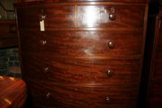 Antique Mahogany Bow Fronted C