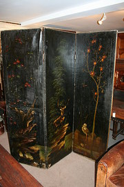 Antique Oriental Screen