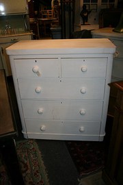 Antique Painted Pine Chest of