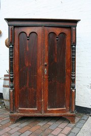 Antique Painted Wardrobe