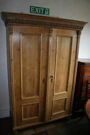 Antique Pine Wardrobe