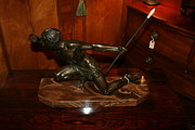Antique Spelter Figure
