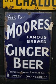 Ginger Beer Enamel Sign