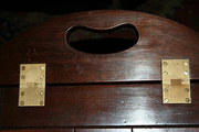 Mahogany Butlers Tray on Stand