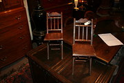 Pair of Antique Oak Childrens