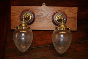 Pair of Converted Gas Wall Lig