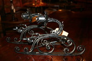 Pair of Wrought Iron Wall Ligh