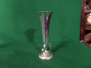 antique silver solid silver art nouveau vase Solid Silver Art Nouveau Vase