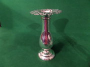 antique silver solid silver vase Solid Silver Vase