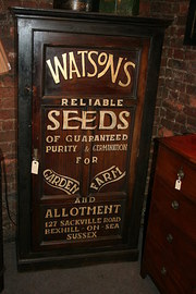 Victorian Sign Written Cupboar