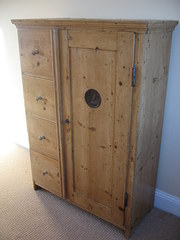 A Victorian French Pine Larder