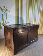 An Early 18th Century Oak Coff