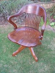 An Edwardian Set of Oak Office