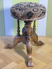 Victorian Beechwood Piano Stoo