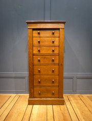 antique furniture victorian oak wellington chest Victorian Oak Wellington Chest