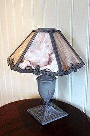 American Art Glass Table Lamp