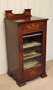 antique furniture art nouveau mahogany glazed ca Art Nouveau Mahogany Glazed Ca